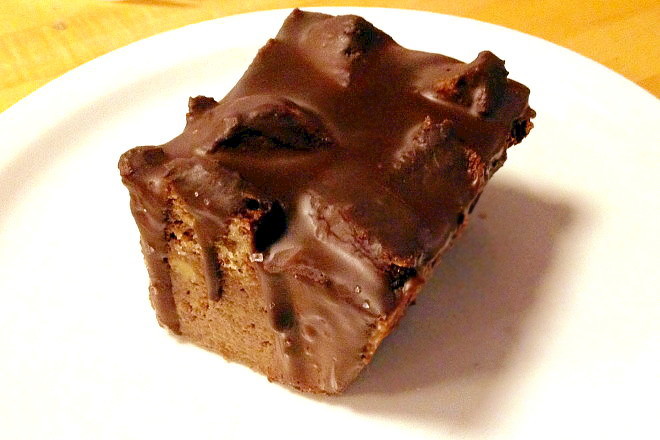 photo of chocolate banana bread pudding from Flour, Boston, MA