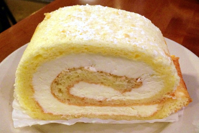 photo of lemon roulade from Flour, Boston, MA