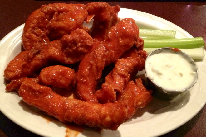 photo of boneless buffalo tenders from Backstreet Grille and Tavern, Stoughton, MA