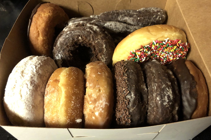 photo of doughnuts from Gail Ann Coffee Shop, Arlington, MA