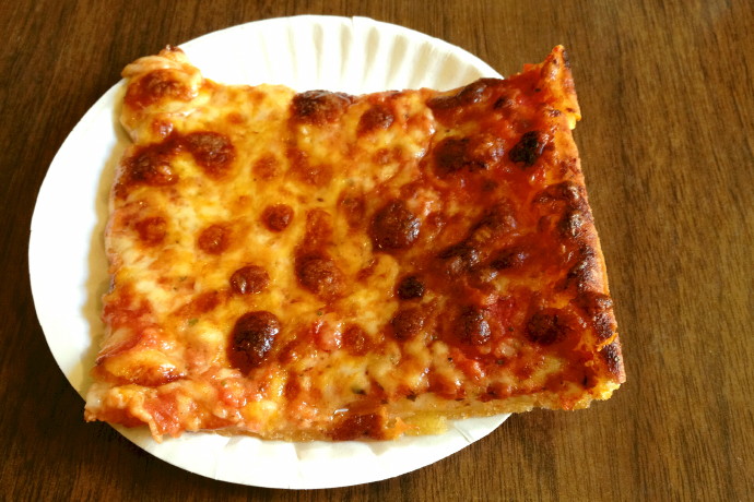 photo of pizza (another look) from Galleria Umberto, Boston, MA