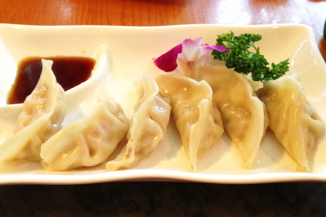 photo of pork gyoza from Genki Ya, Brookline, MA