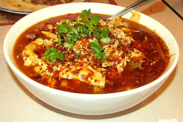 photo of chicken and cabbage with chili sauce from Golden Garden, Belmont, MA