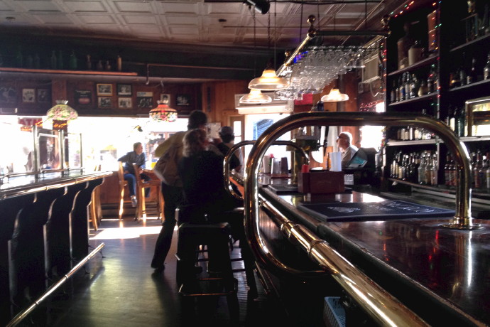 photo of the interior of the Governor Bradford, Provincetown, MA
