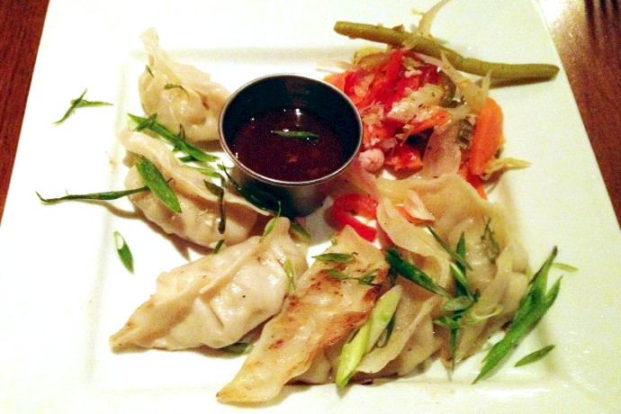 photo of pork dumplings from Harvard Gardens, Boston, MA