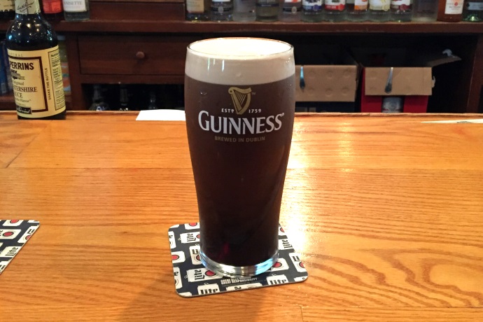 photo of Guinness Stout from the Hillside Pub, Canton, MA