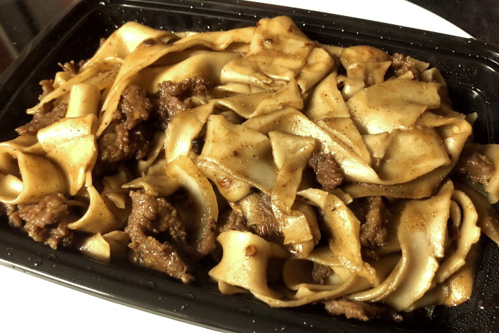 photo of hand-pulled noodles with cumin lamb from Home Taste, Watertown, MA