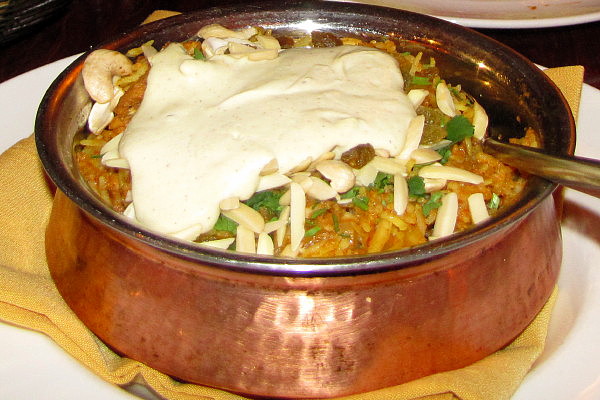 photo of chicken biryani from India Restaurant, Providence, RI
