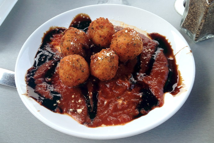 photo of arancini from the Inn at Bay Pointe, Quincy, MA