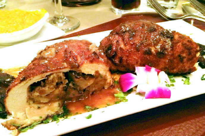 photo of stuffed chicken marsala from the Inn at Bay Pointe, Quincy, MA