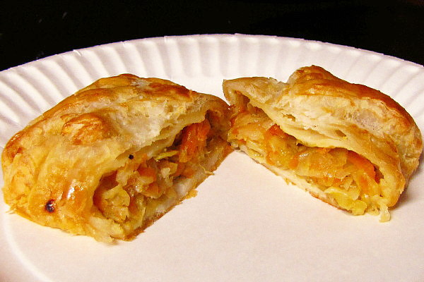 photo of cabbage knish from Inna's Kitchen, Newton, MA