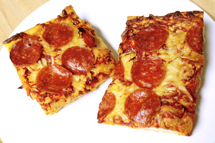 photo of pepperoni pizza from Italo Bakery, Medford, MA