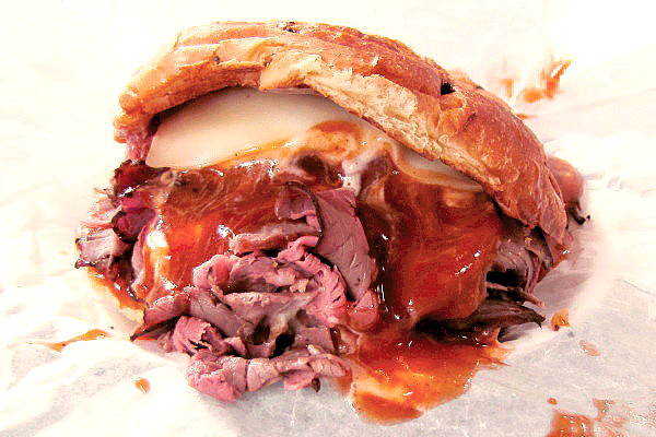 photo of roast beef sandwich (super beef) from John's Roast Beef and Seafood, Lynn, MA