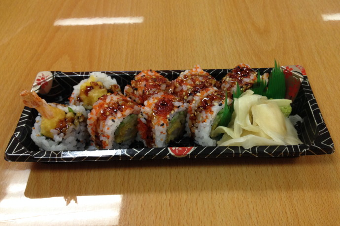photo of shrimp tempura maki from Kakkoii Sushi and Ramen, Malden, MA