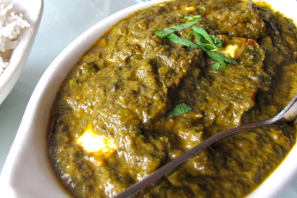 photo of saag paneer from Kashish, Belmont, MA