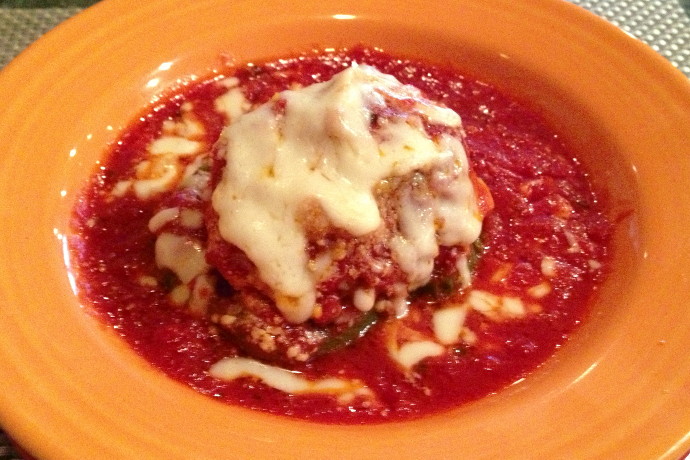 photo of stuffed pepper from Kelley Square Pub, East Boston, MA