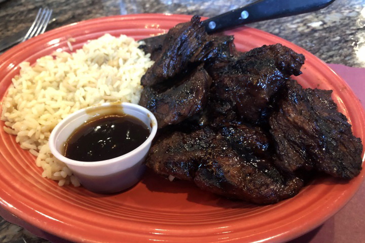 photo of steak tips from Kelley Square Pub, East Boston, MA