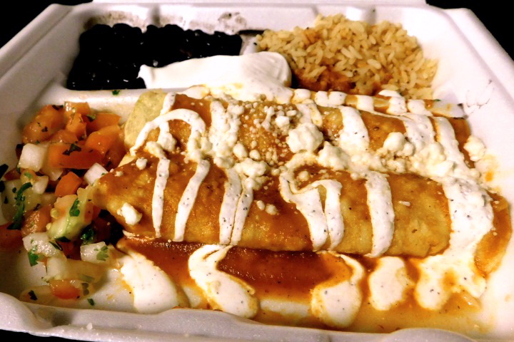 photo of Enchiladas Rojas from La Victoria Taqueria, Arlington, MA