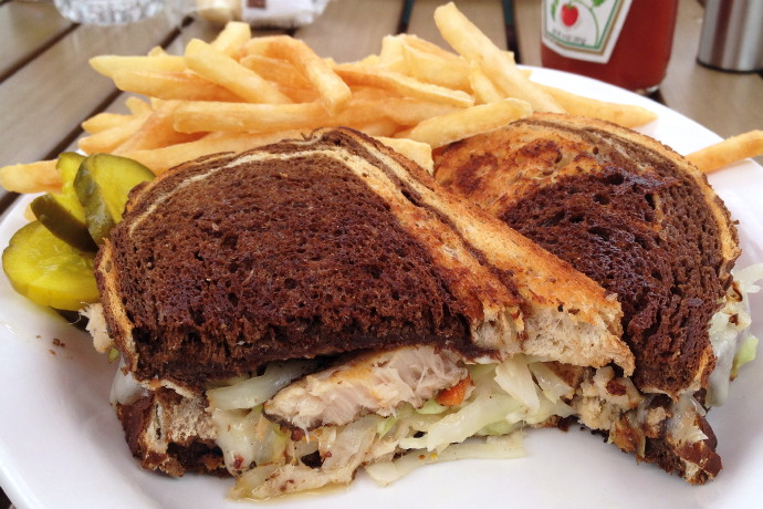 photo of Swordfish Pastrami Reuben from Mac's, Provincetown, MA