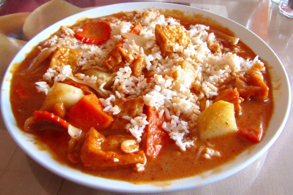 photo of massaman curry from Mango II, Tewksbury, MA