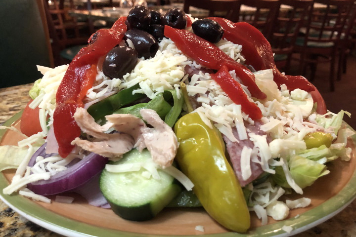 photo of antipasto from Maria's Restaurant, Braintree, MA