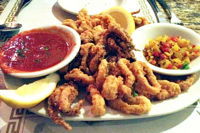 photo of fried calamari from Maria's Restaurant, Braintree, MA