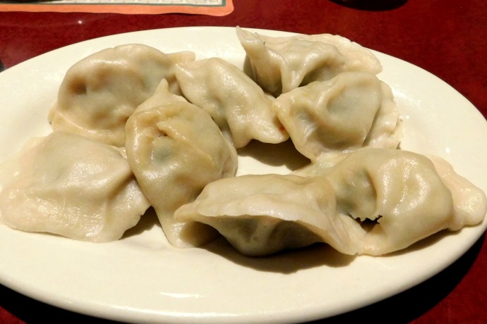 photo of pork and chive dumplings from Mary Chung, Cambridge, MA