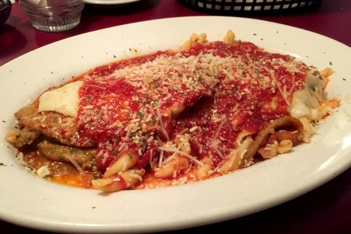 photo of eggplant parmigiana from Massimo's Ristorante, Wakefield, MA