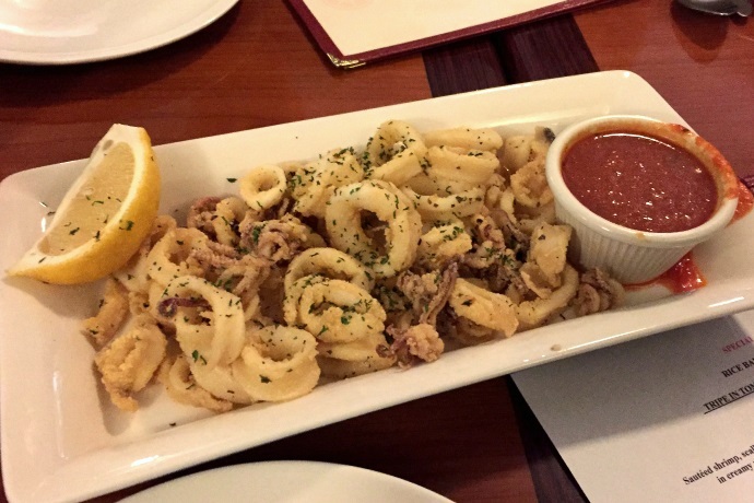 photo of calamari from Massimo's Ristorante, Wakefield, MA