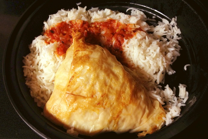 photo of spanakopita (spinach pie) from My Other Kitchen, Belmont, MA