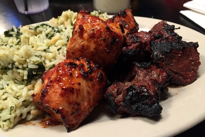 photo of steak tips and turkey tips from NewBridge Cafe, Chelsea, MA