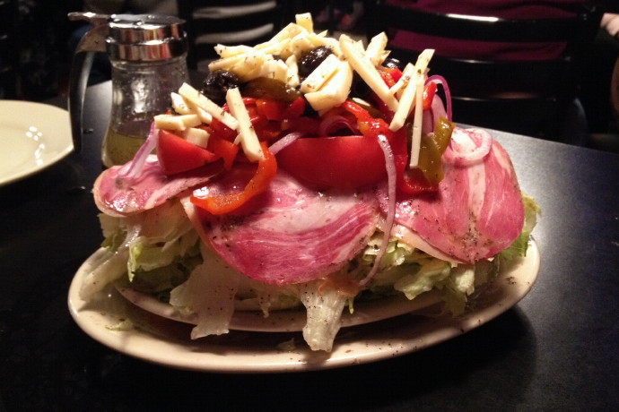 photo of antipasto from Newbridge Cafe, Chelsea, MA