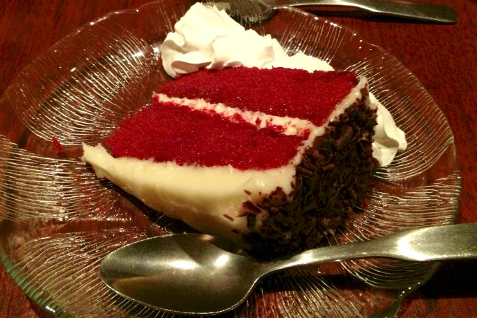 photo of red velvet cake from O'Hara's, Newton Highlands, MA