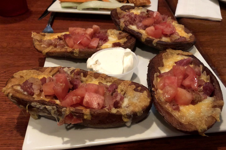 photo of potato skins from R.F. O'Sullivan's, Somerville, MA