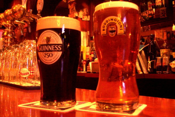 photo of beer from O'Leary's, Brookline, MA