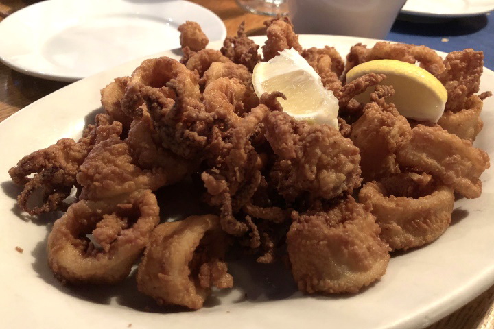 photo of calamari from Out of the Blue, Somerville, MA