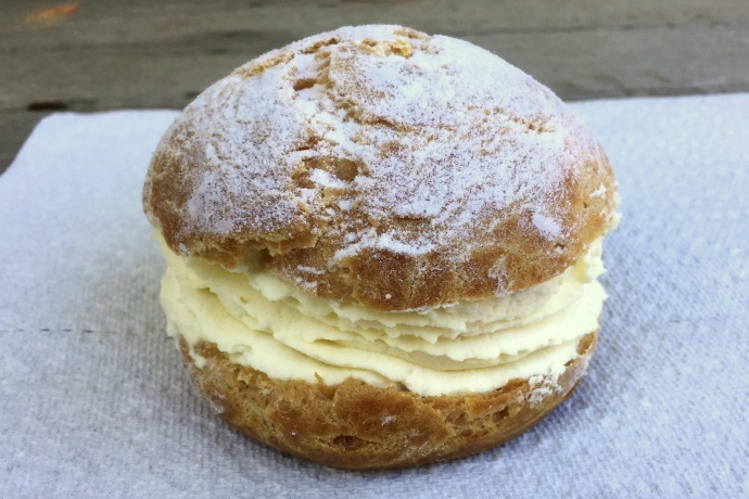 photo of cream puff from PB Boulangerie Bistro, Wellfleet, MA