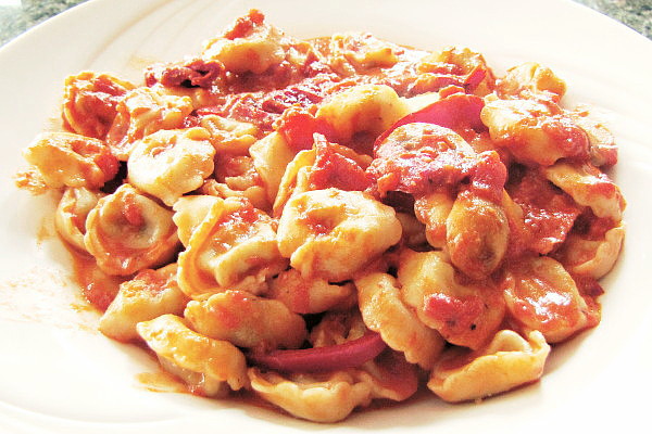 photo of shrimp scampi parpadelle from the Pasta Market Cafe, Malden, MA