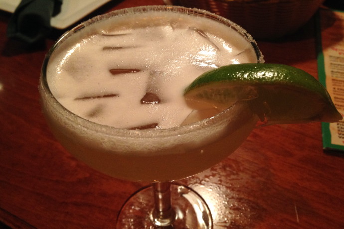 photo of a Margarita from the Pearl Street Station Restaurant, Malden, MA