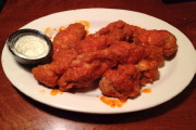 photo of wings from Pearl Street Station Restaurant, Malden, MA