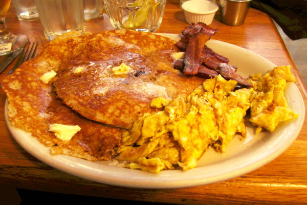 photo of breakfast plate from the People's Pint, Greenfield, MA