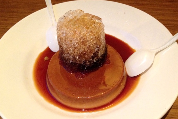 photo of flan from Pho Le, Dorchester, MA
