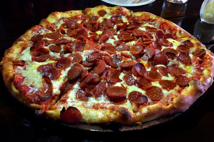 photo of pepperoni pizza from Pizza Barn, Center Ossipee, NH