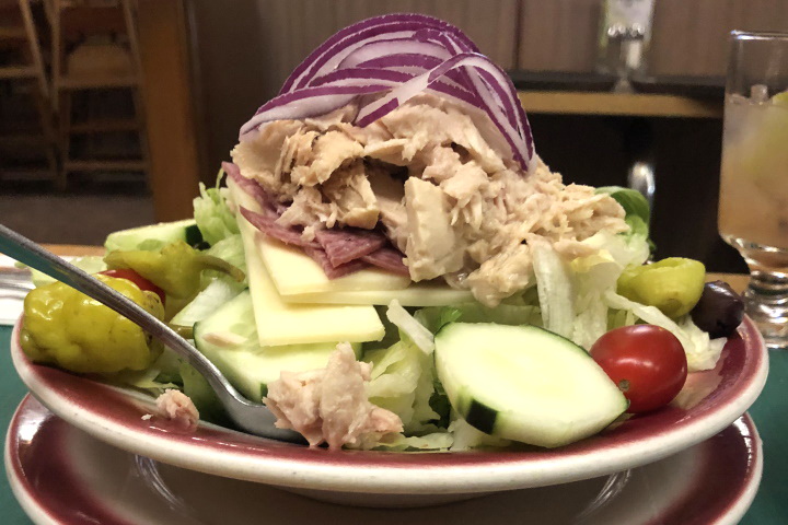 photo of antipasto from the Pleasant Cafe, Roslindale, MA