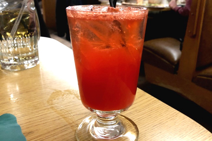 photo of Sloe Gin Fizz from the Pleasant Cafe, Roslindale, MA