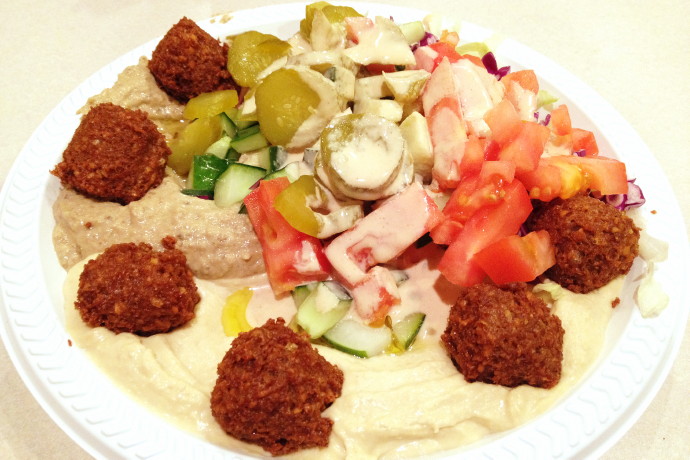 photo of a baba plate from Rami's, Brookline, MA