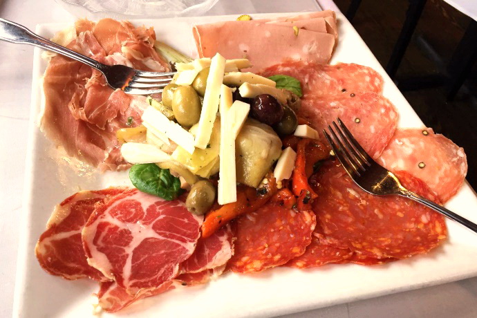photo of antipasto from Rino's, East Boston, MA