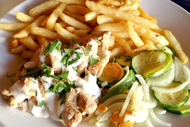 photo of chicken shawarma from Sahara Cafe and Restaurant, Worcester, MA