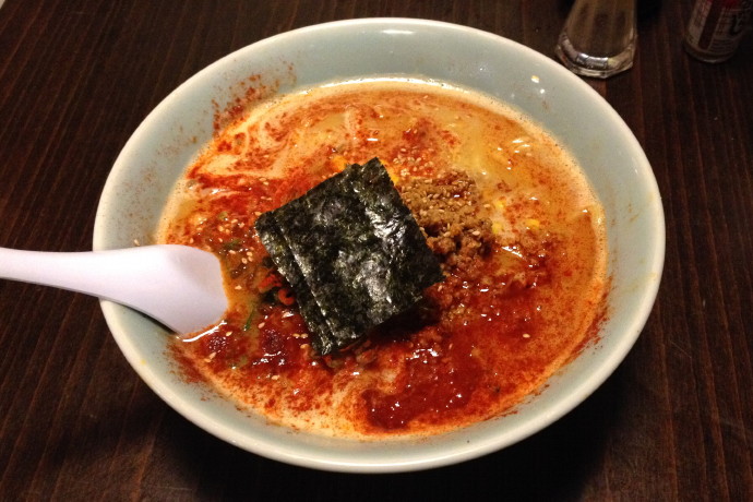photo of spicy miso ramen from Sapporo Ramen, Cambridge, MA