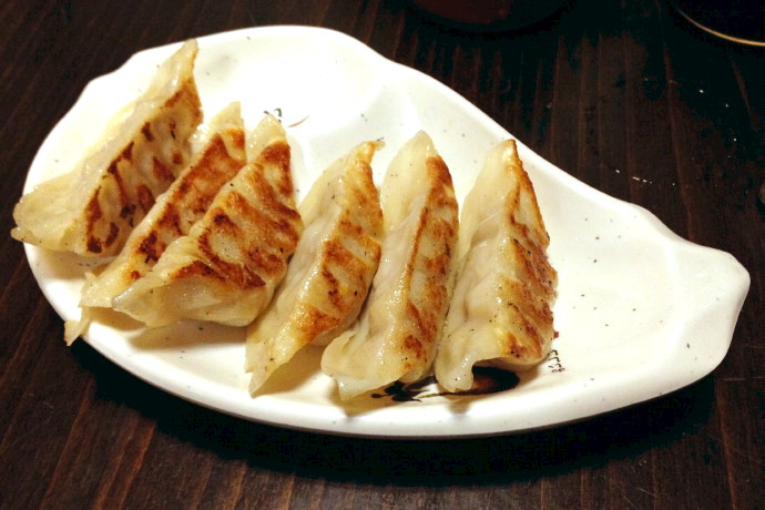 photo of pork gyoza from Sapporo Ramen, Cambridge, MA